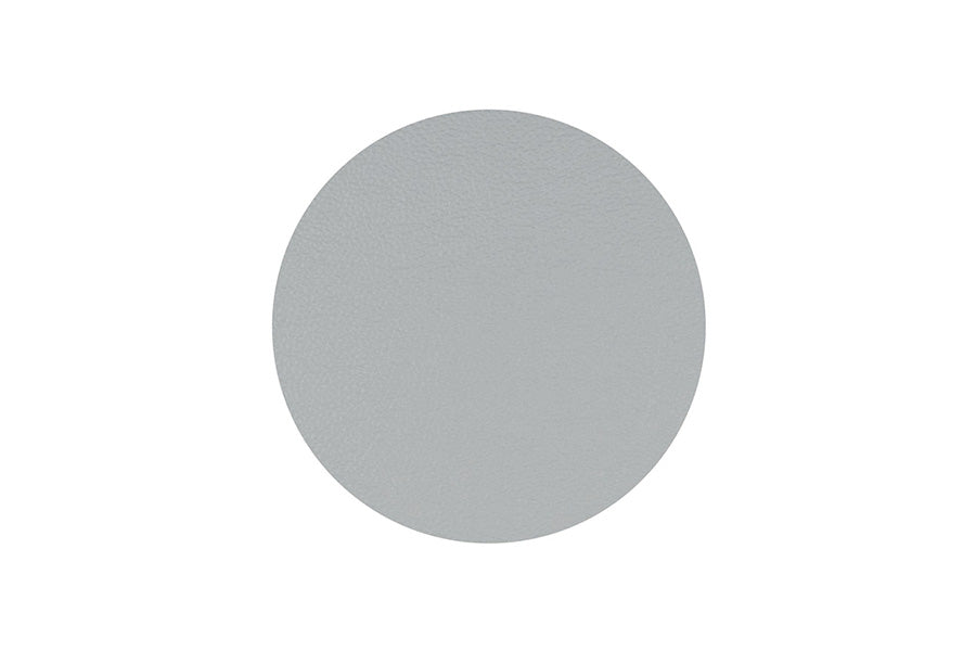 Posavasos Polipiel Redondo 10x10cm Gris-Negro (10pq x 6uds)