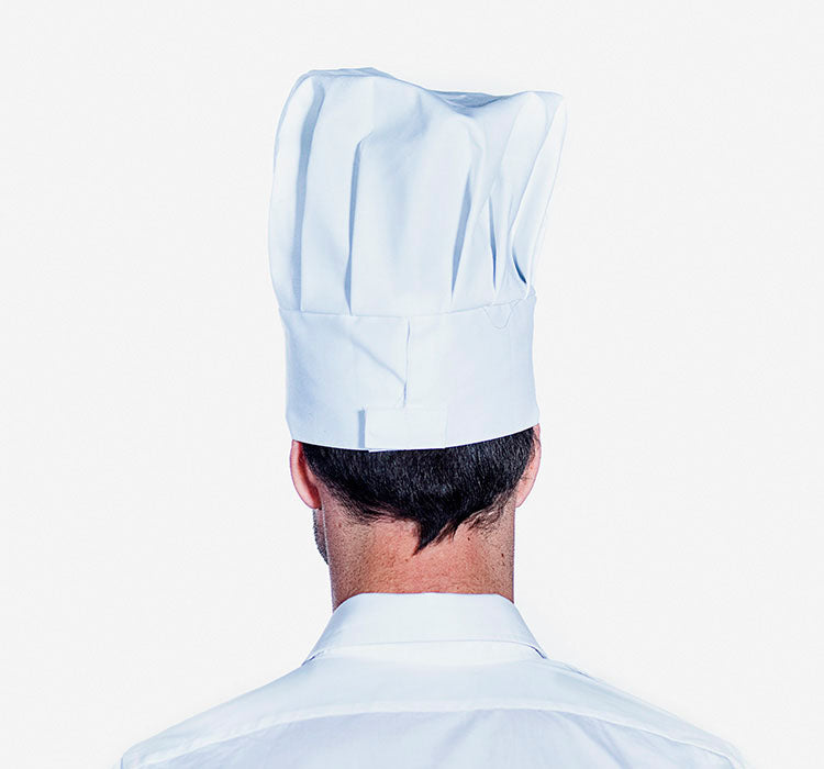 ; Rouleau Drap Gorro Cocina-Cheff Blanco