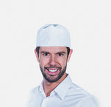 ; Rouleau Drap Gorro Barman Blanco