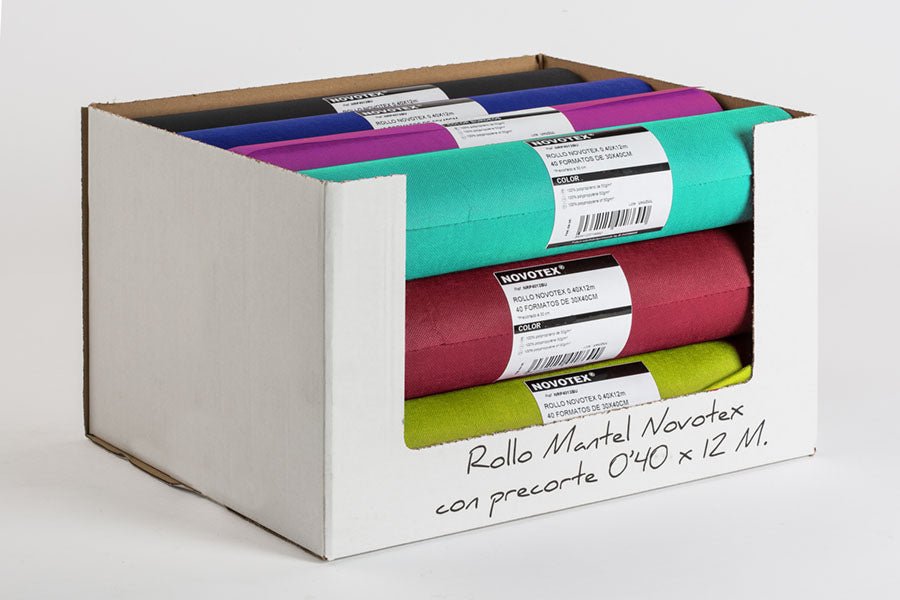 Rouleau de nappe Novotex 0,40 x 12 m prédécoupé 