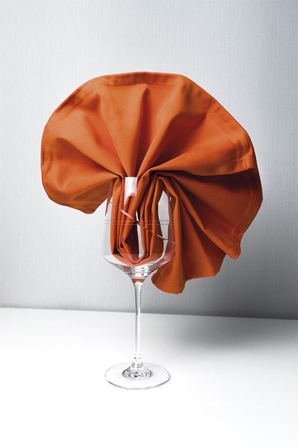 Serviette en satin 54x54cm Couleur (50% polyester / 50% coton) 