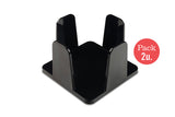 Napkin holder 20x20 PS Black, 2 units.