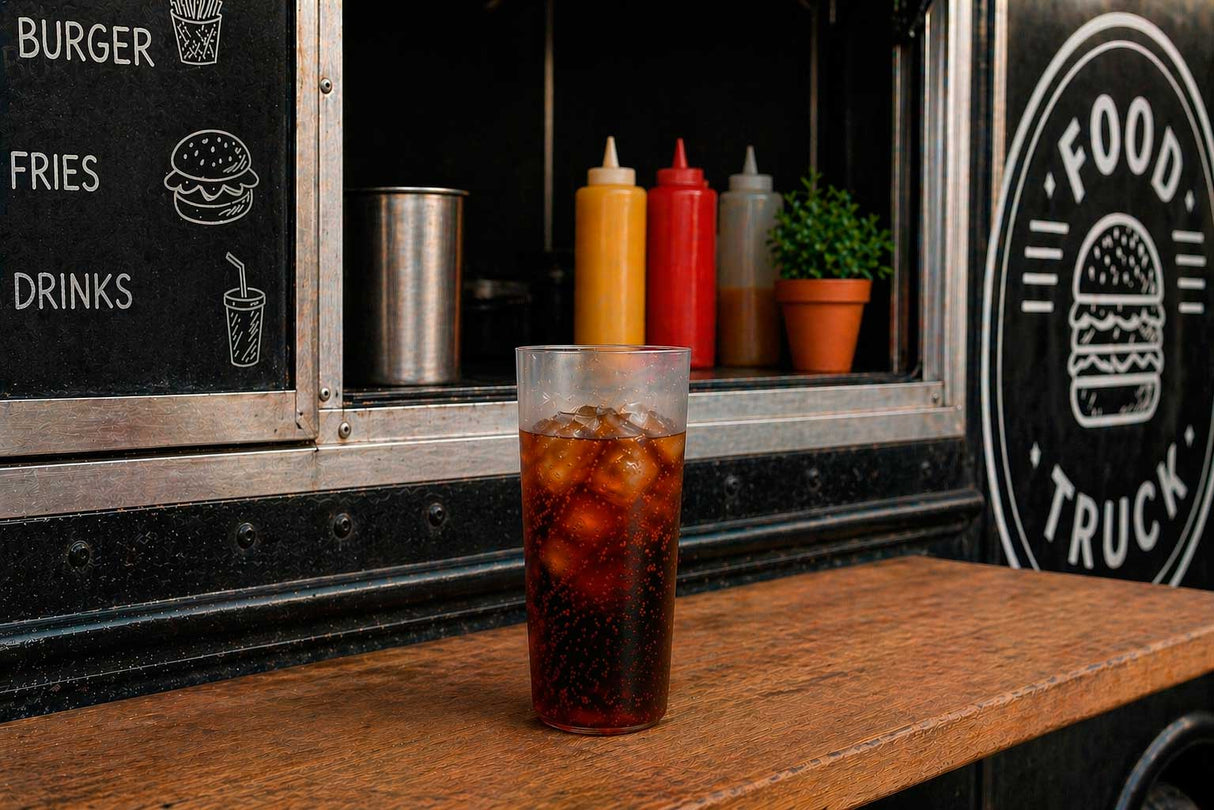 Vaso PP Tubo 300cc. Transparente 500uds